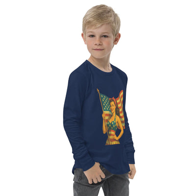 Youth long sleeve tee - Backdrop BlissYouth long sleeve tee