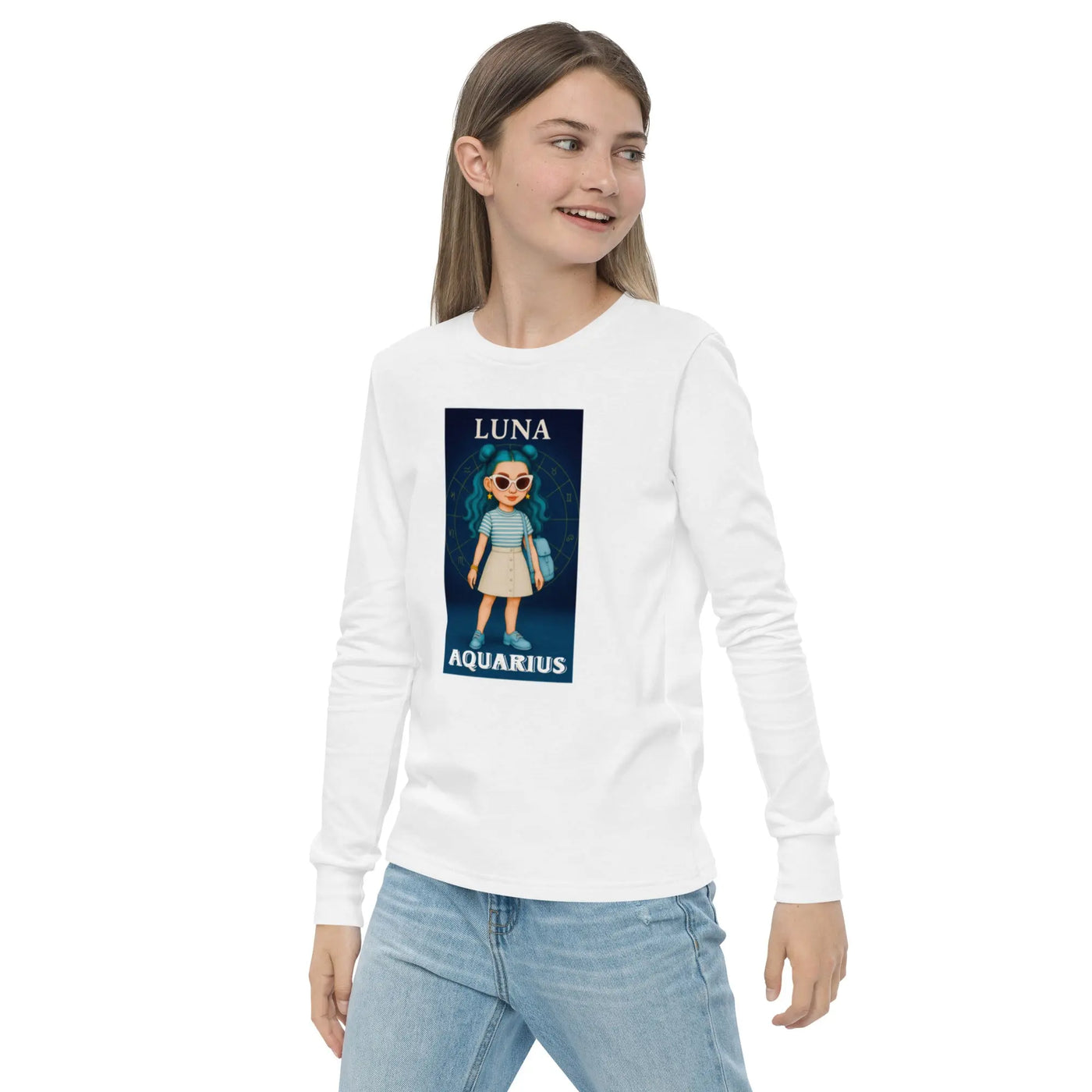 Youth long sleeve tee - Backdrop BlissYouth long sleeve tee