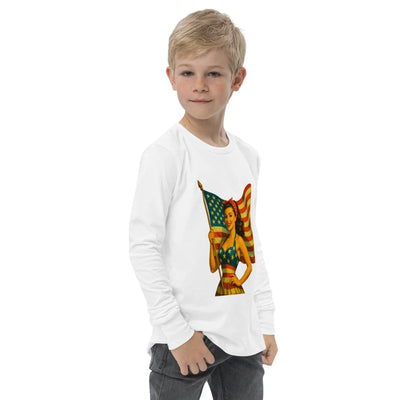 Youth long sleeve tee - Backdrop BlissYouth long sleeve tee