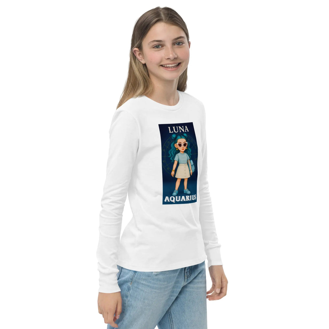Youth long sleeve tee - Backdrop BlissYouth long sleeve tee